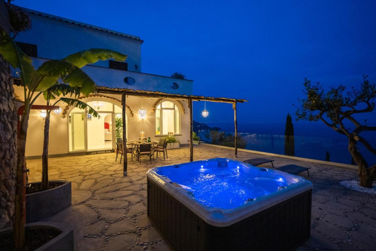 Villa Mimina - Exclusive Villa With Garden, Jacuzzi And Sea View Praiano Exterior foto